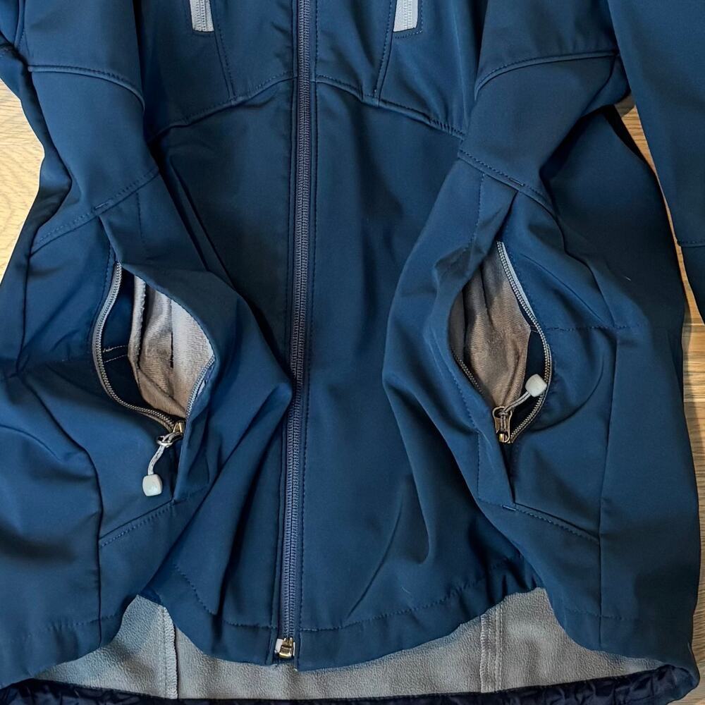 The North Face Storm Peak Triclimate Jacket Shell No Hood Navy Mens Size Large - Picture 5 of 11